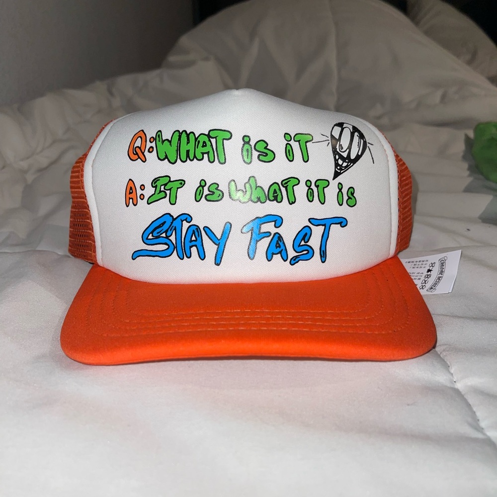 Chrome Hearts Stay Fast Trucker Hat